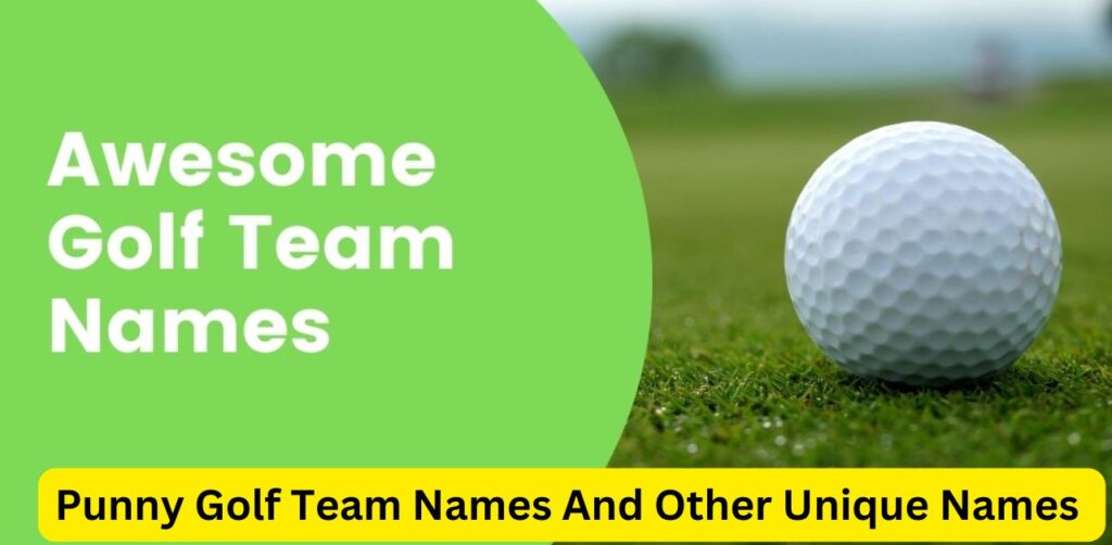 Punny Golf Team Names