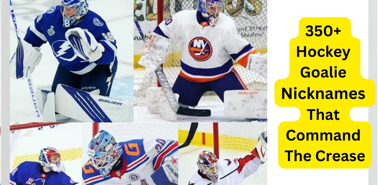 350 Hockey Goalie Nicknames That Command The Crease