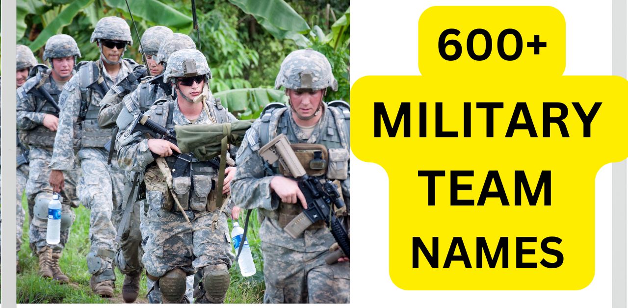 402 Bold Military Team Names to Command Respect