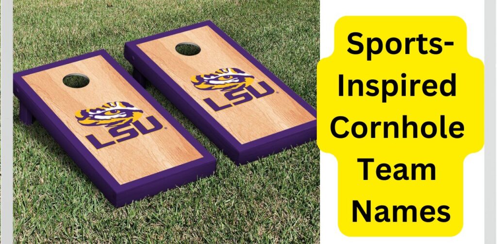 Sports-Inspired Cornhole Team Names