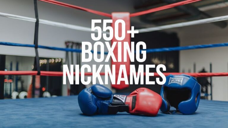 550+ Boxing Nicknames: Powerful Names for Fighters!