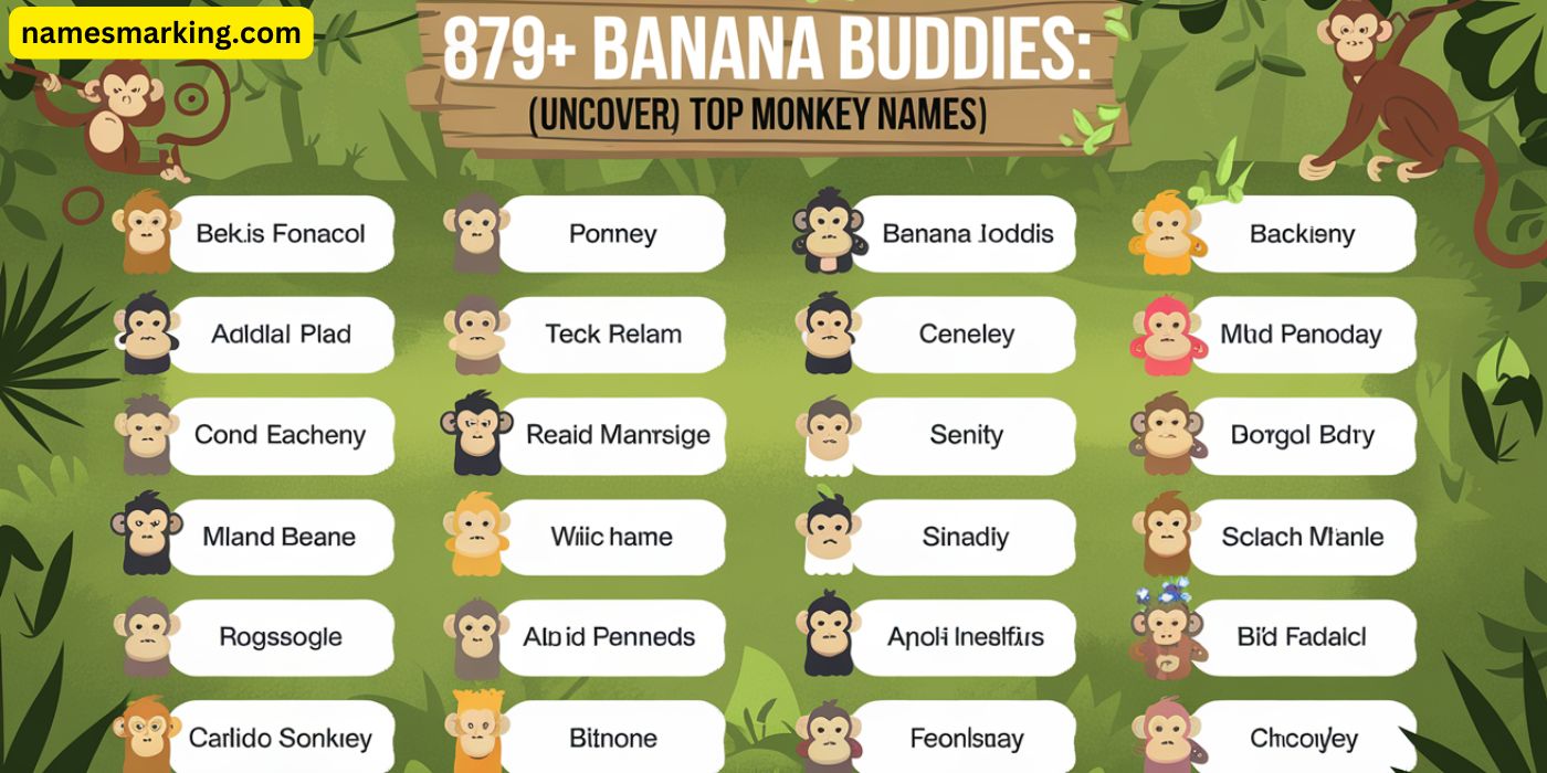 879+ Banana Buddies (Uncover) Top Monkey Names