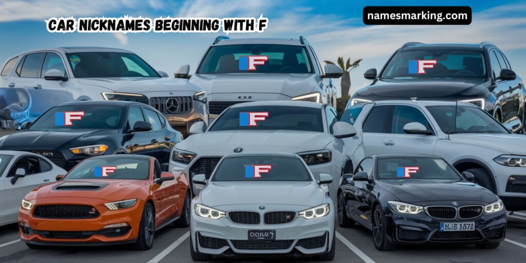 Car Nicknames Beginning with F