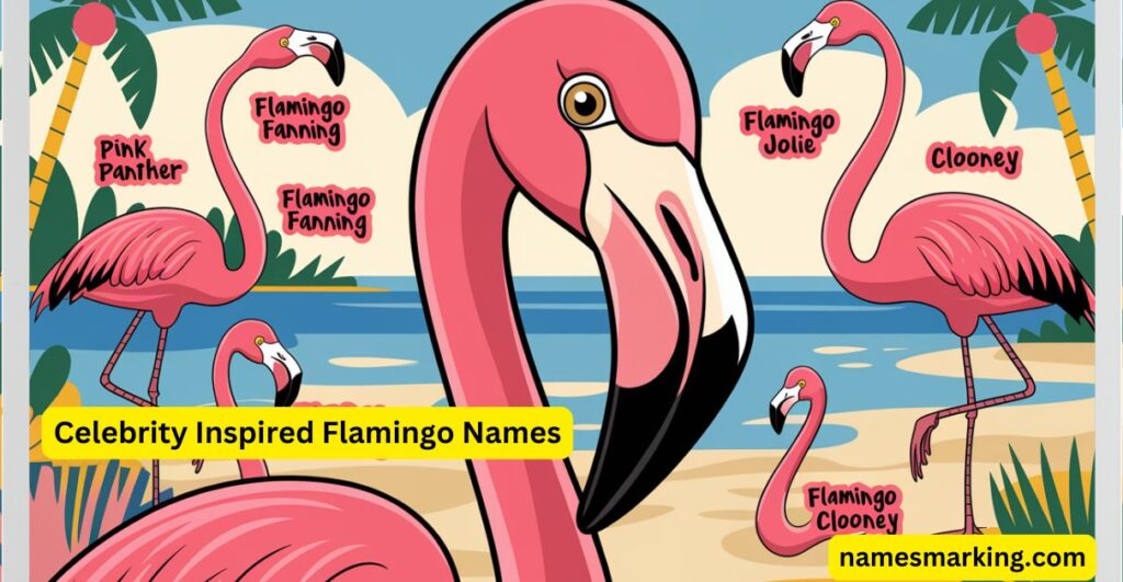 Celebrity Inspired Flamingo Names