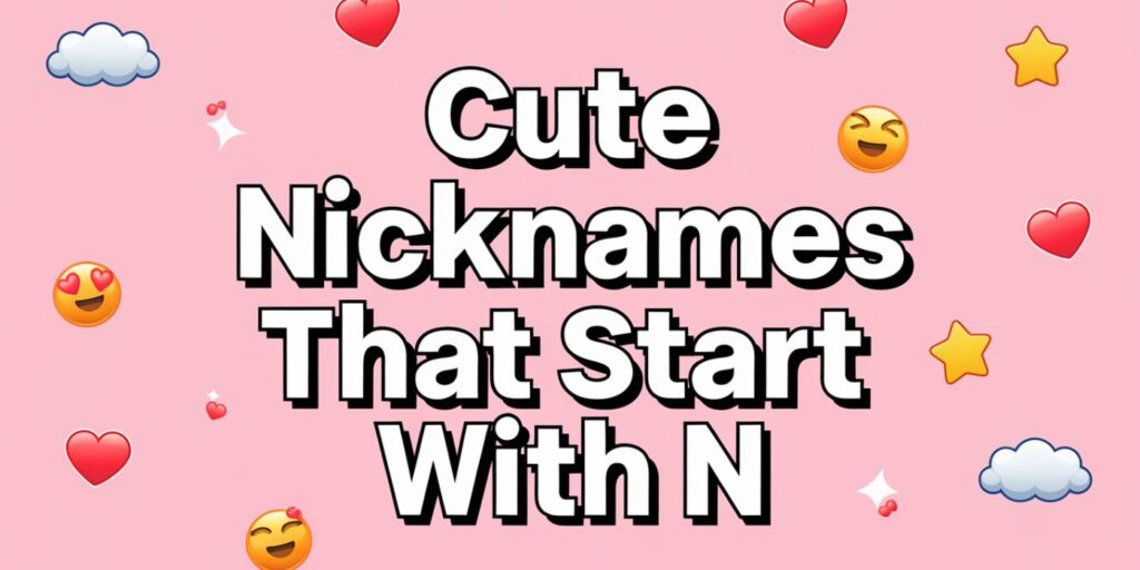 Cute Nicknames That Start With N