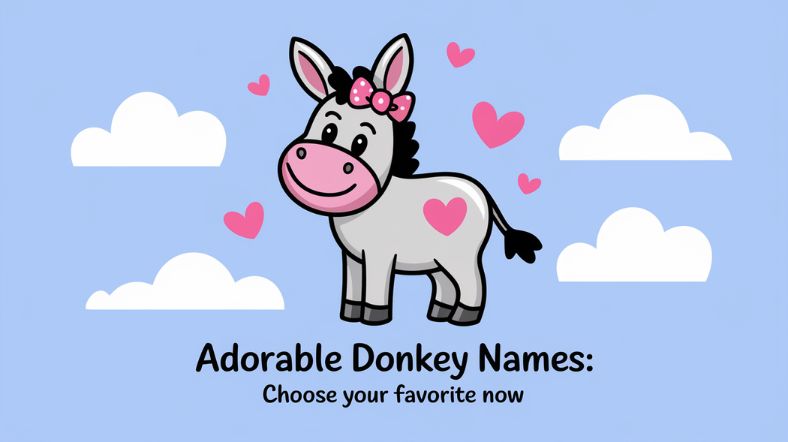 Explore (Adorable) Donkey Names Choose Your Favorite Now