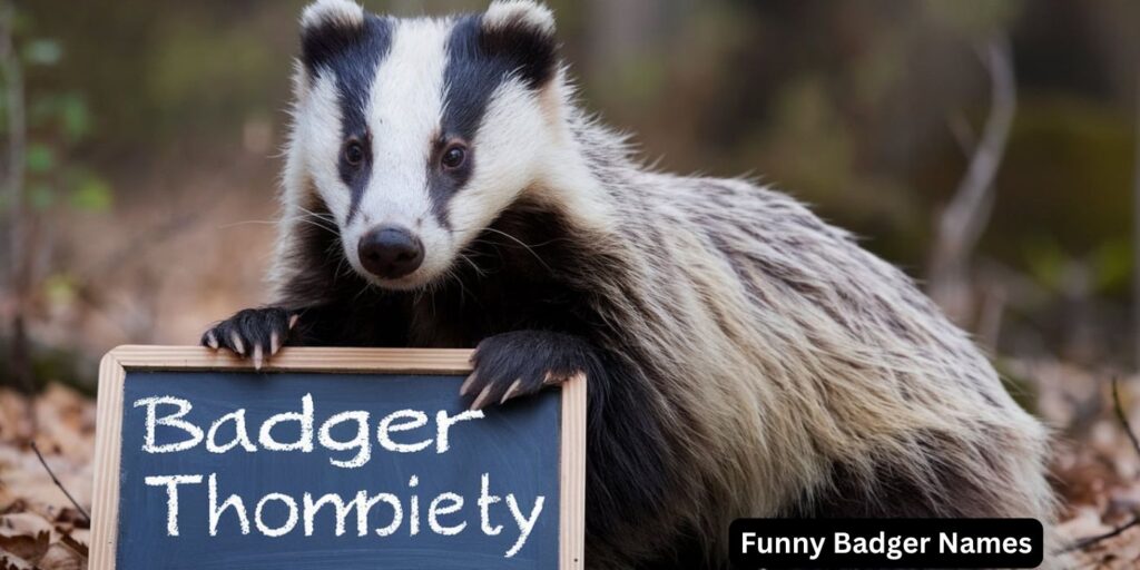 Funny Badger Names