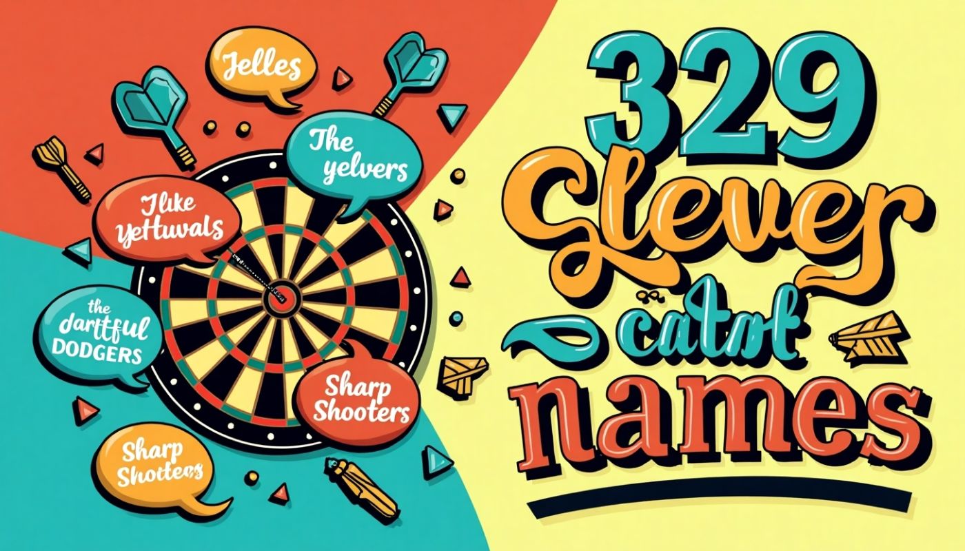 329 Clever Darts Team Names That Are Funny, Creative, and Cool