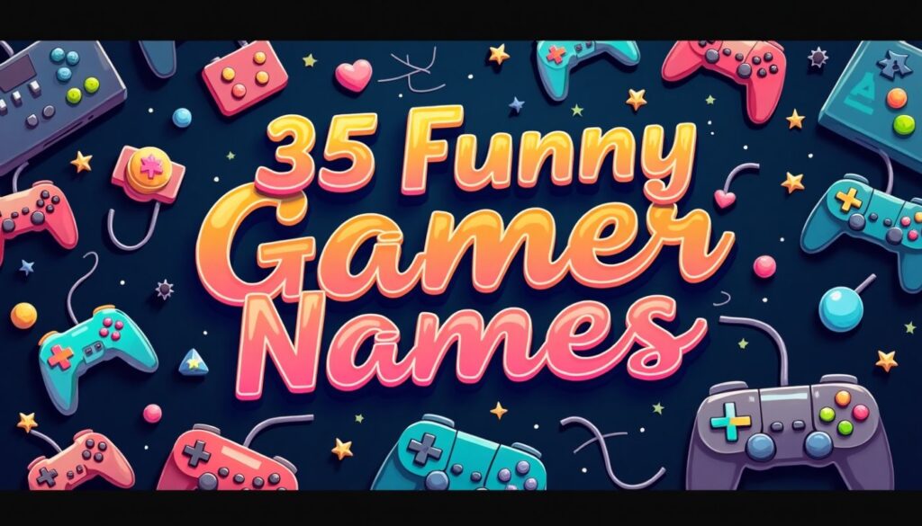 35 Funny Gamer Names