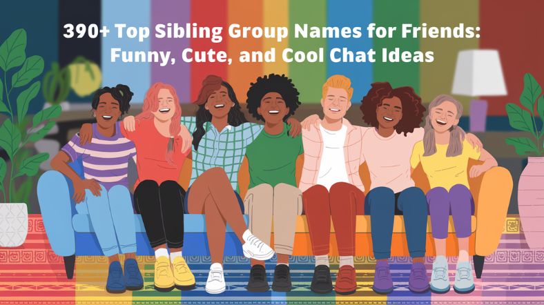 390+ Top Sibling Group Names for Friends Funny, Cute, and Cool Chat Ideas