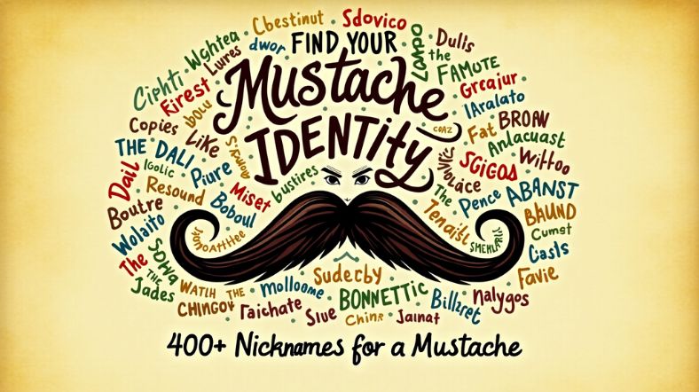 400+ Nicknames for a Mustache Find Your Mustache Identity