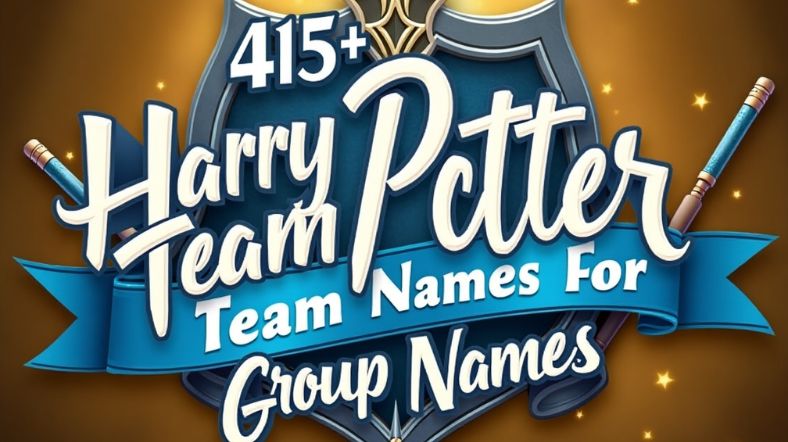 415+ Best Harry Potter Team Names Ideas for Group Chats