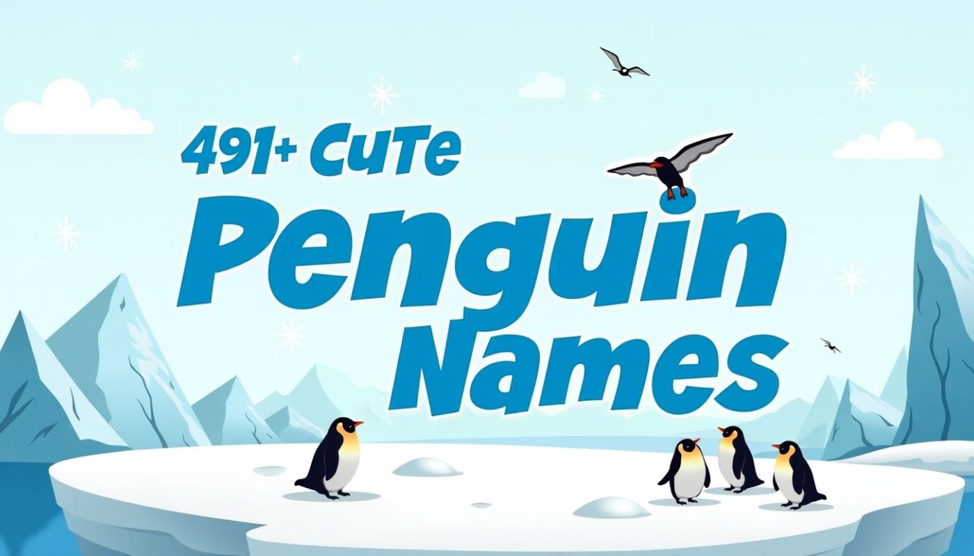 491+ Cute Penguin Names Ideas + AI Generator