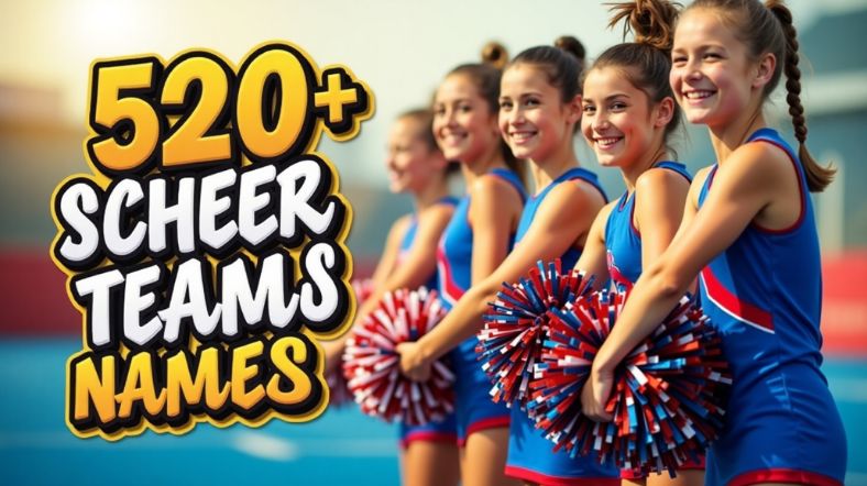 520+ Good & Catchy Cheer Team Names for Standout Squads