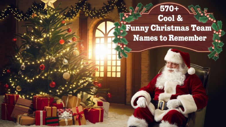 570+ Cool & Funny Christmas Team Names to Remember