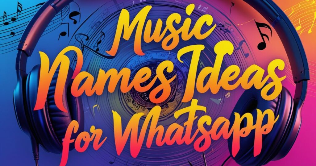 Music Group Names Ideas for WhatsApp