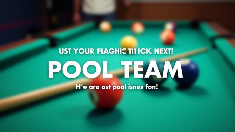 Pool Team Name Ideas