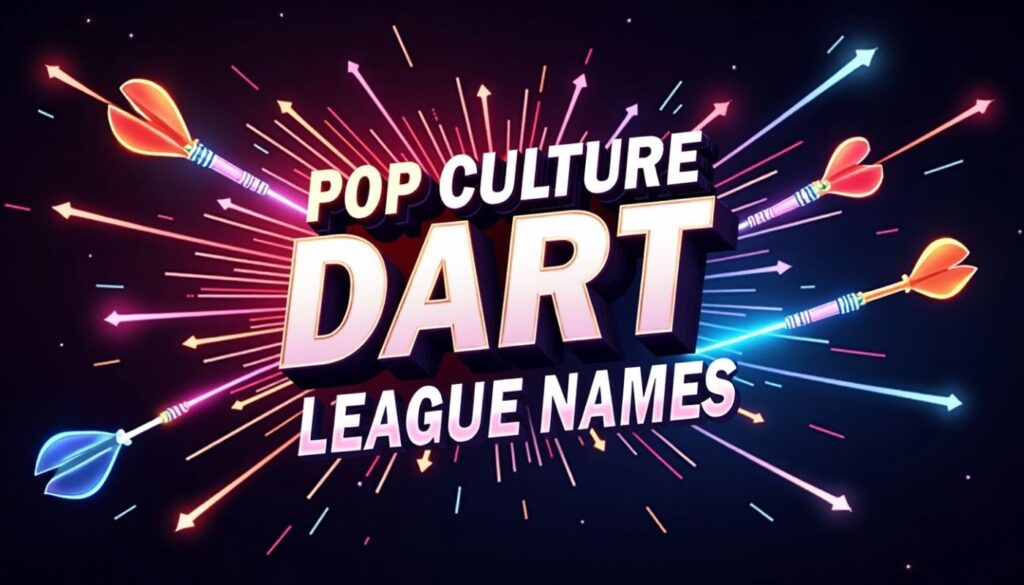 Pop Culture Dart League Names