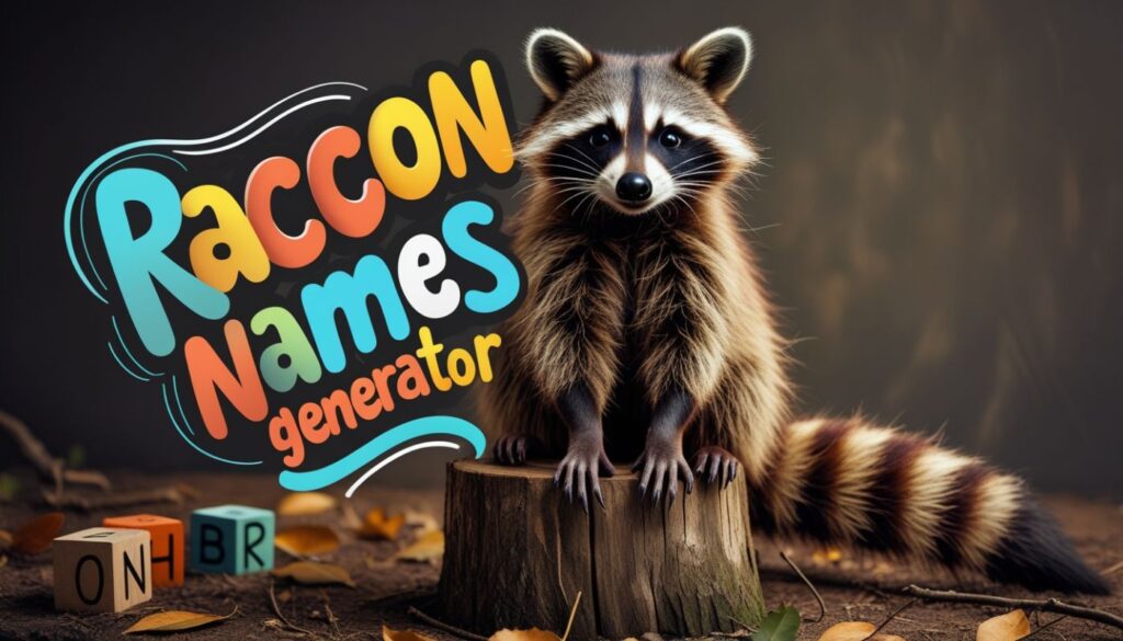 Raccoon Names Generator